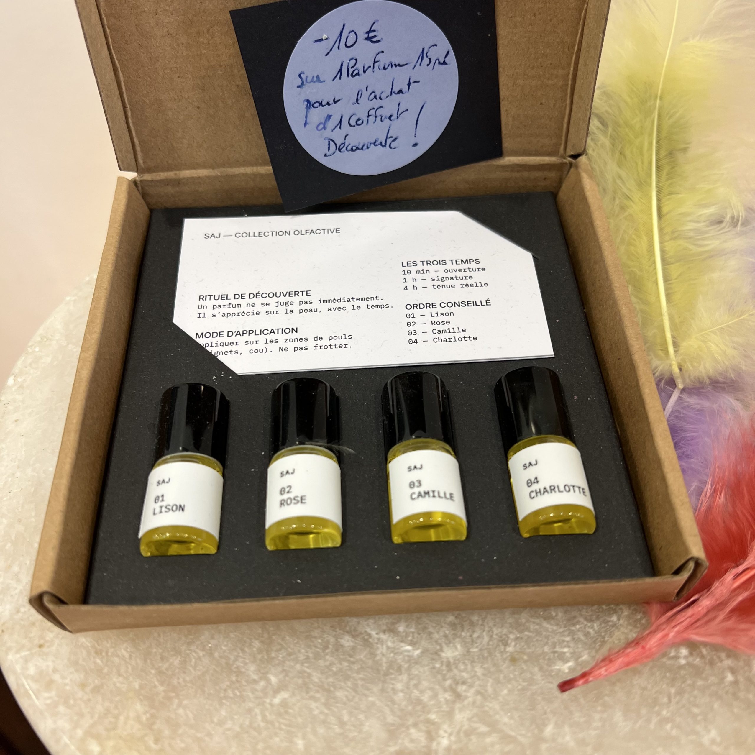 4ParfumsdePeau- Coffret 2ml